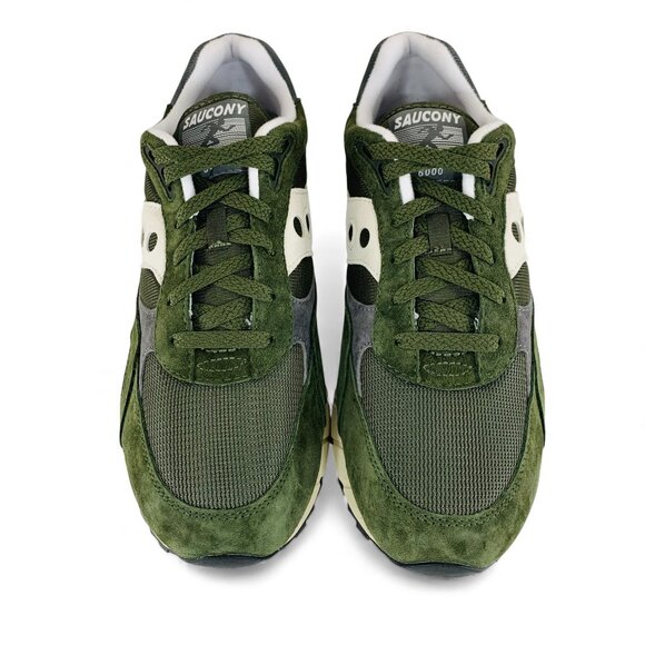 Saucony Shadow 6000 Green Grey Men's Shoes Casual Athletic Sneakers S70441-45 - Picture 4 of 11